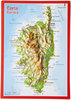 Korsika 3D Reliefpostkarte